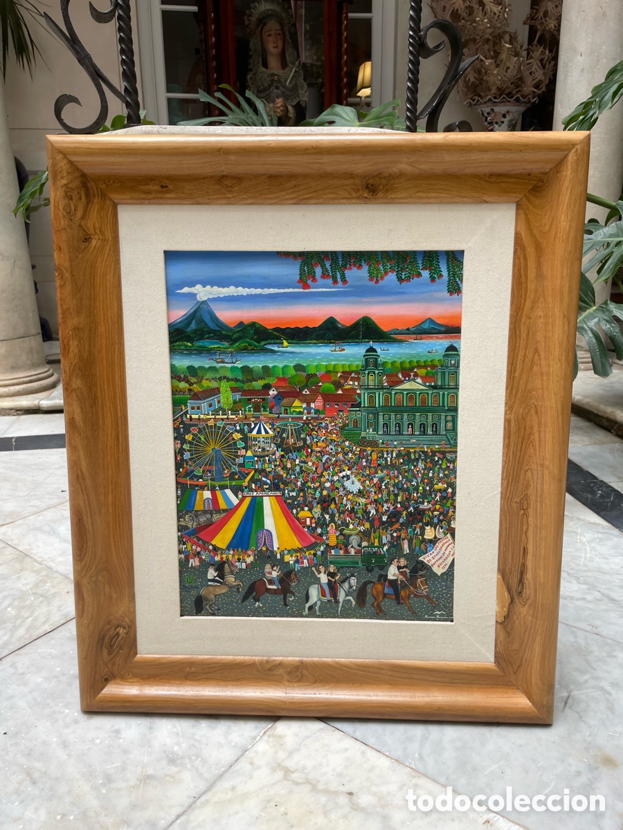 Arte: &Oacute;leo sobre lienzo Noel Calero - Foto 2