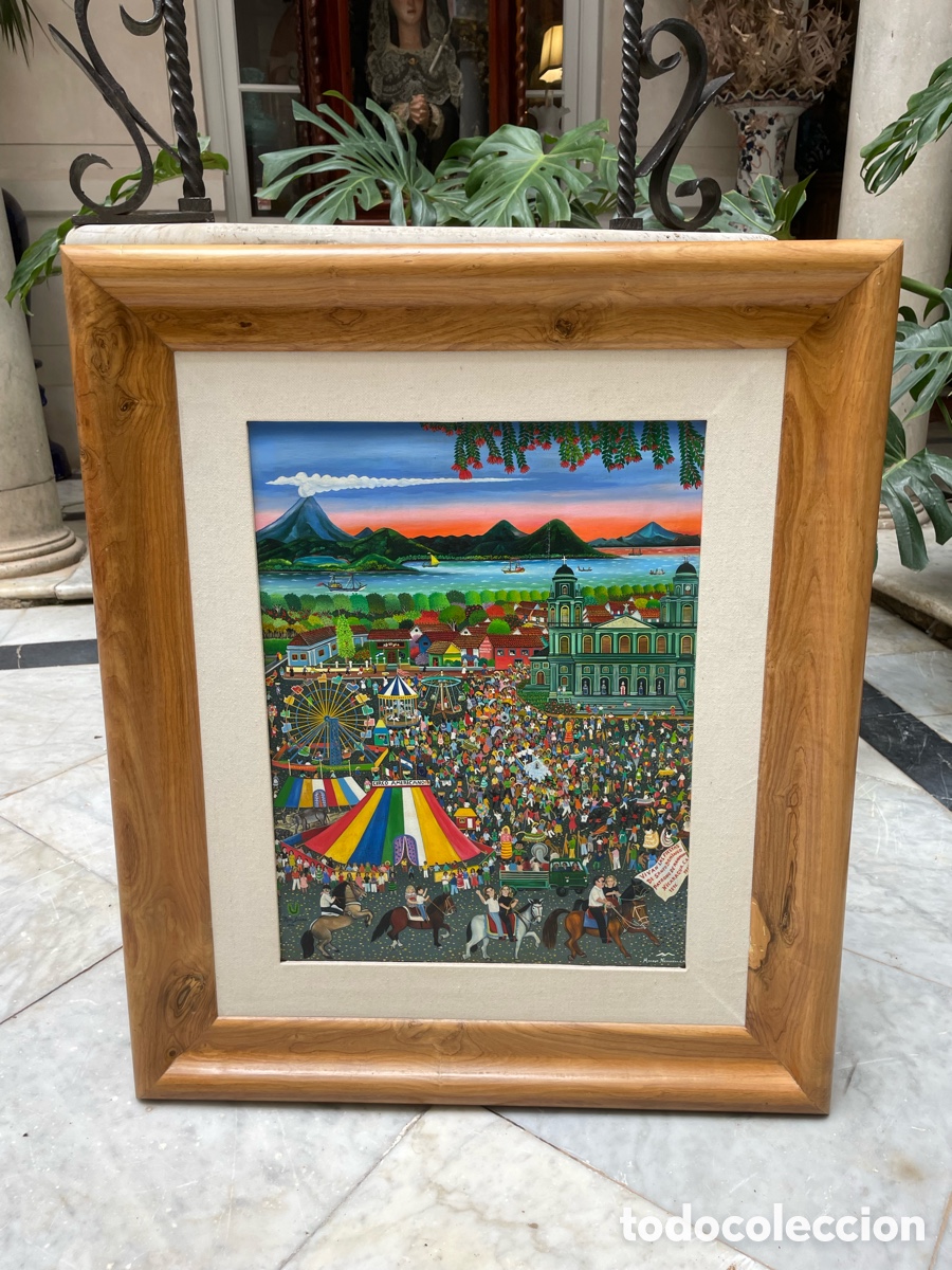 Arte: &Oacute;leo sobre lienzo Noel Calero - Foto 1