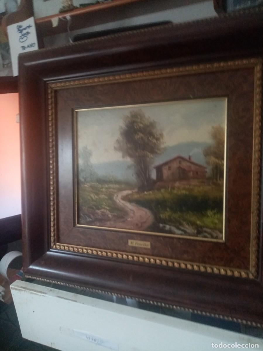 Arte: CUADRO CON OLEO DE M. FENOLLAR MEDIDA 42 X 458