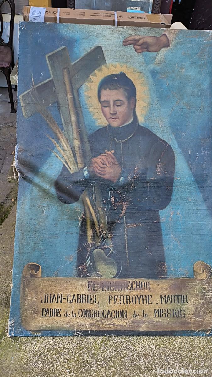 Arte: Retrato al oleo de Santo m&aacute;rtir en China