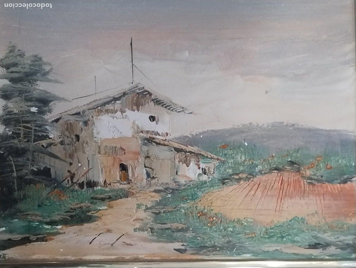 Arte: Paisaje valenciano / Magn&iacute;fico cuadro al &oacute;leo de E. Belda