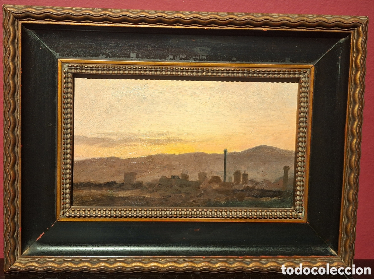 Arte: ATARDECER POR FRANCESC TORRESCASSANA (1841-1918)