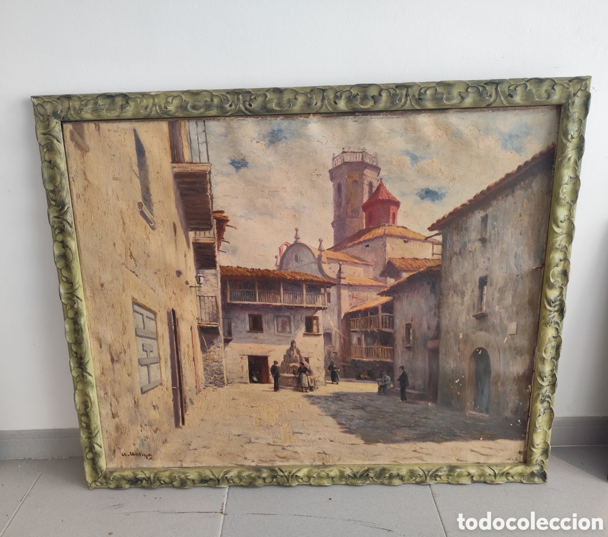 Arte: Oleo antiguo firmado a.antiga