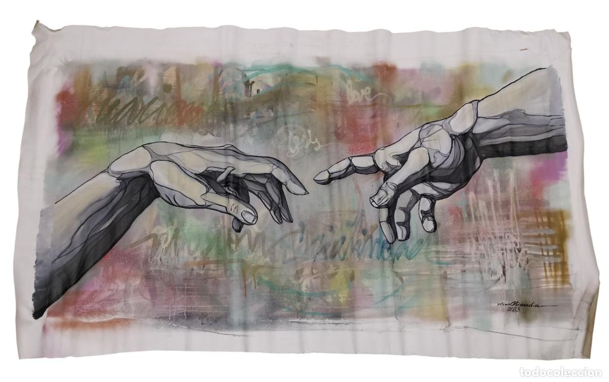 Arte: LA CREACI&Oacute;N DE AD&Aacute;N. RIM CHIARADIA. T&Eacute;CNICA MIXTA SOBRE LIENZO. ESPA&Ntilde;A, 2017.