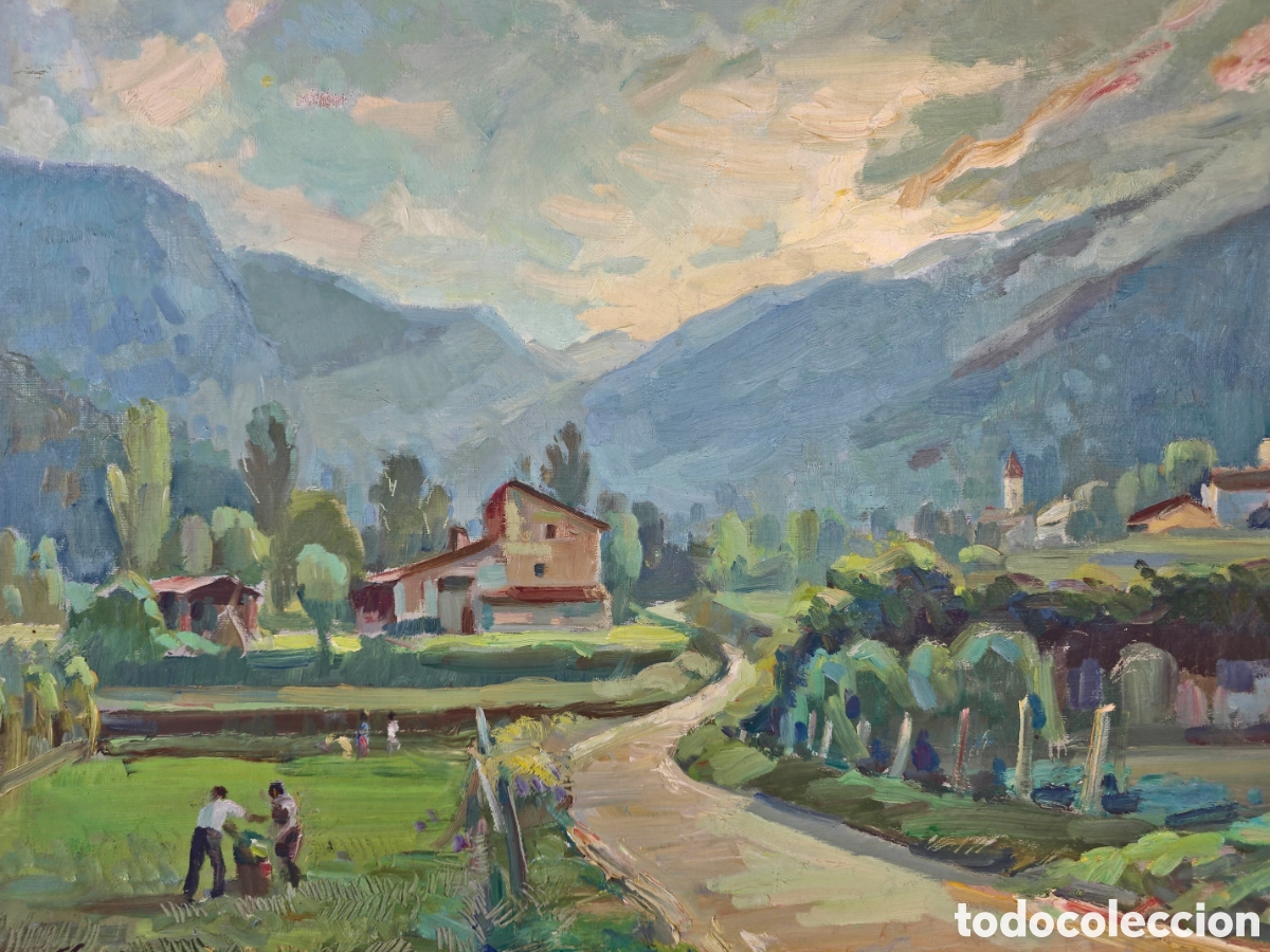 Arte: Paisaje de Olot por Xavier Vi&ntilde;olas