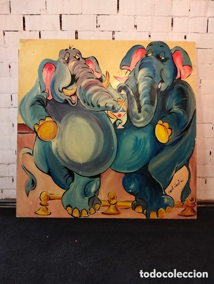 Arte: Cuadro contempor&aacute;neo, firmado don nadie