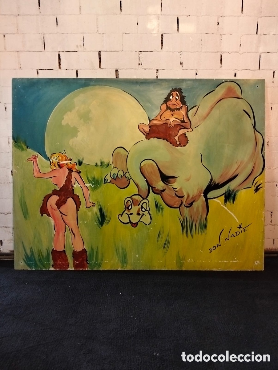 Arte: Cuadro contempor&aacute;neo, firmado don nadie