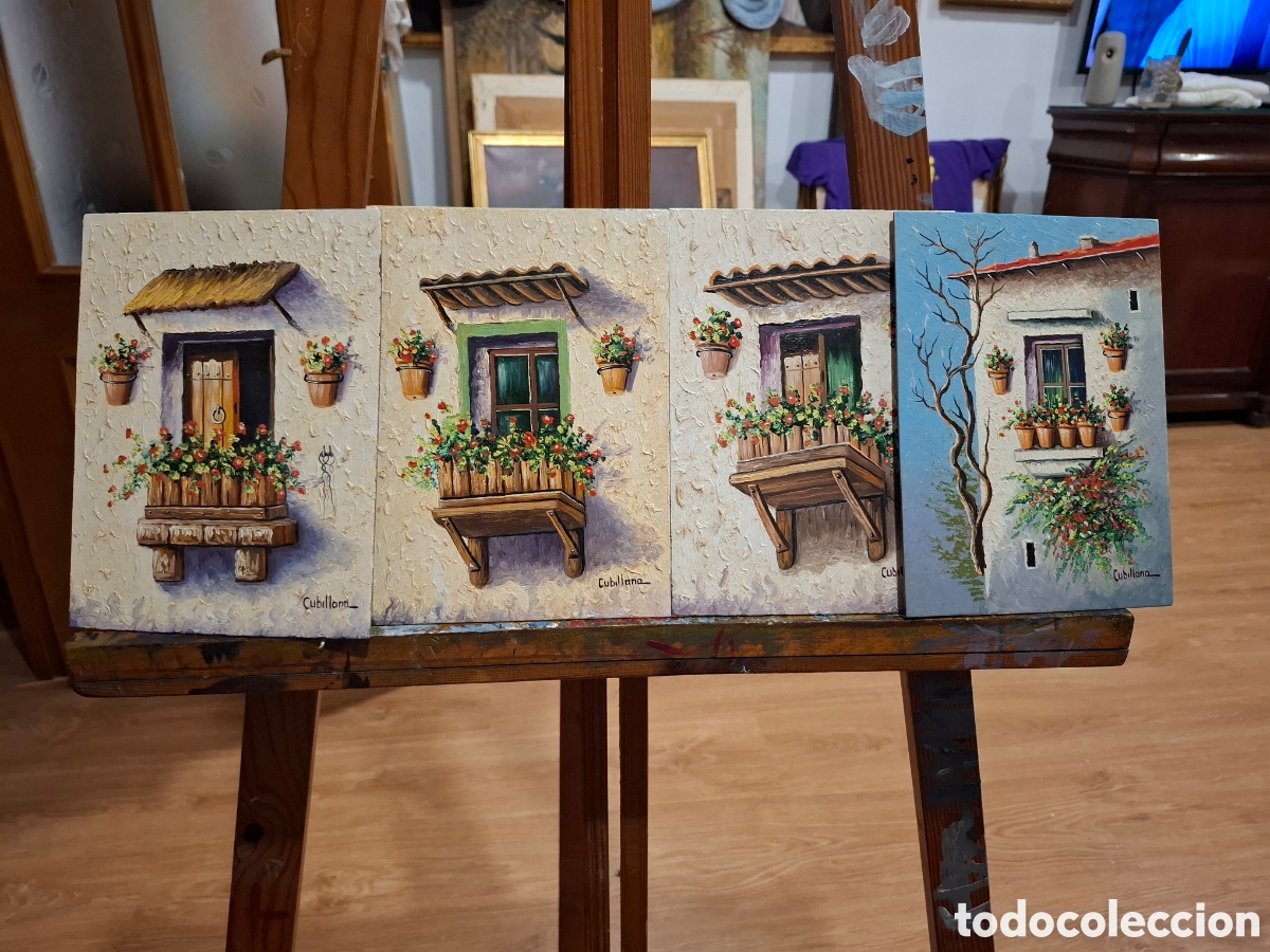 Arte: Oleo sobre tabla firmado cubillana 24x18