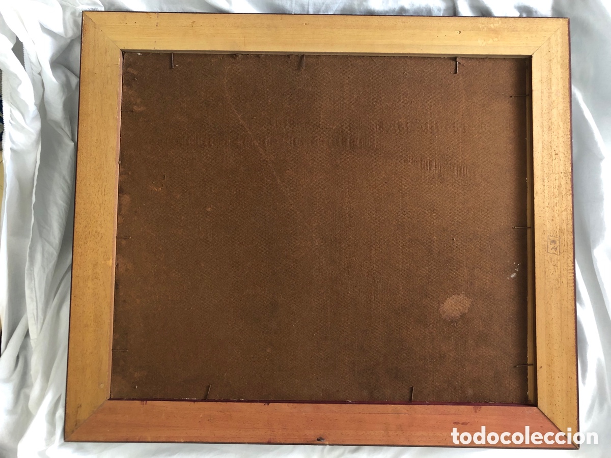 Arte: &Oacute;leo sobre tabla Firmado - Foto 5