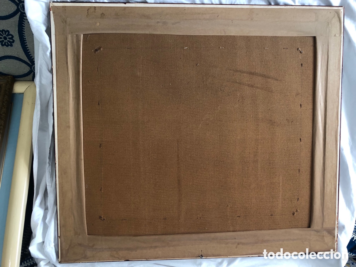 Arte: &Oacute;leo sobre tabla firmado - Foto 4