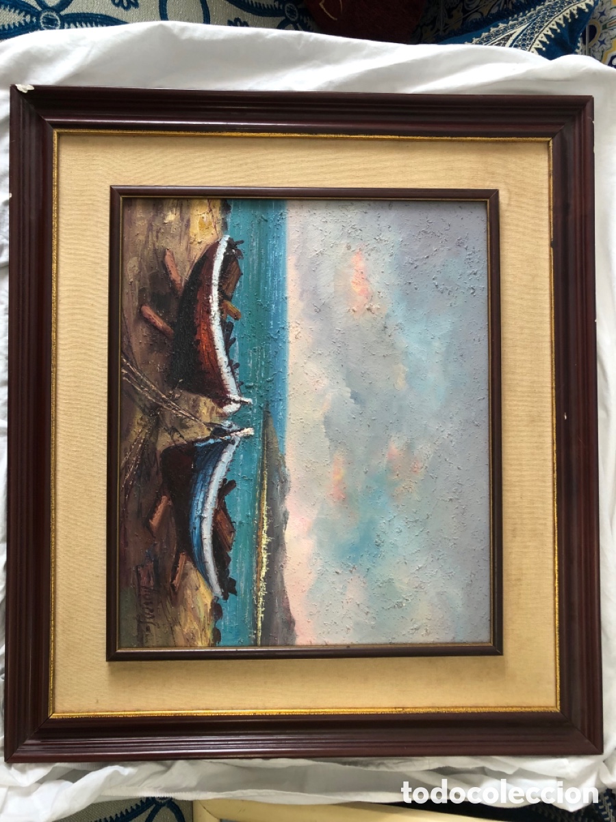 Arte: &Oacute;leo sobre tabla firmado