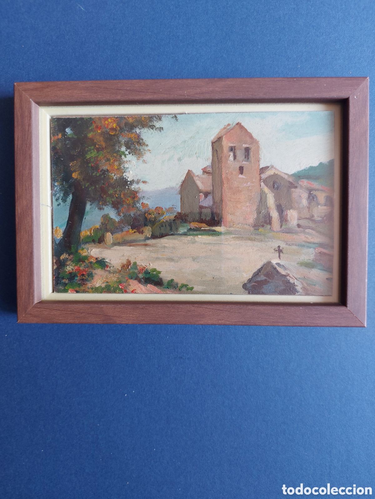 Arte: &rdquo;LA ERMITA DEL PUEBLO&rdquo; OLEO EPOCA