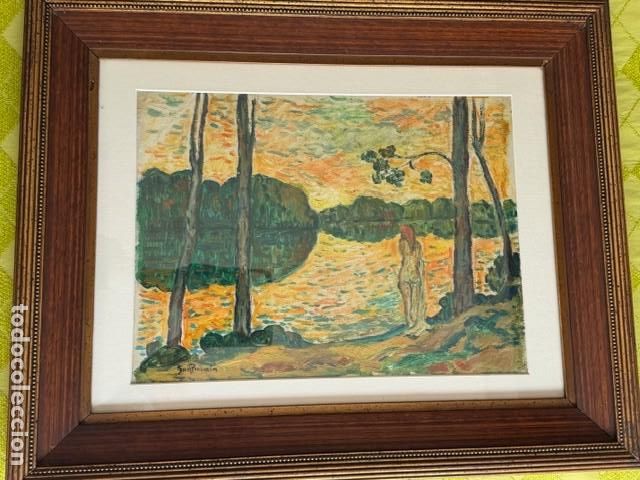 Arte: GUILLAUMIN. &rdquo;SOLA ANTE LA NATURALEZA&rdquo;