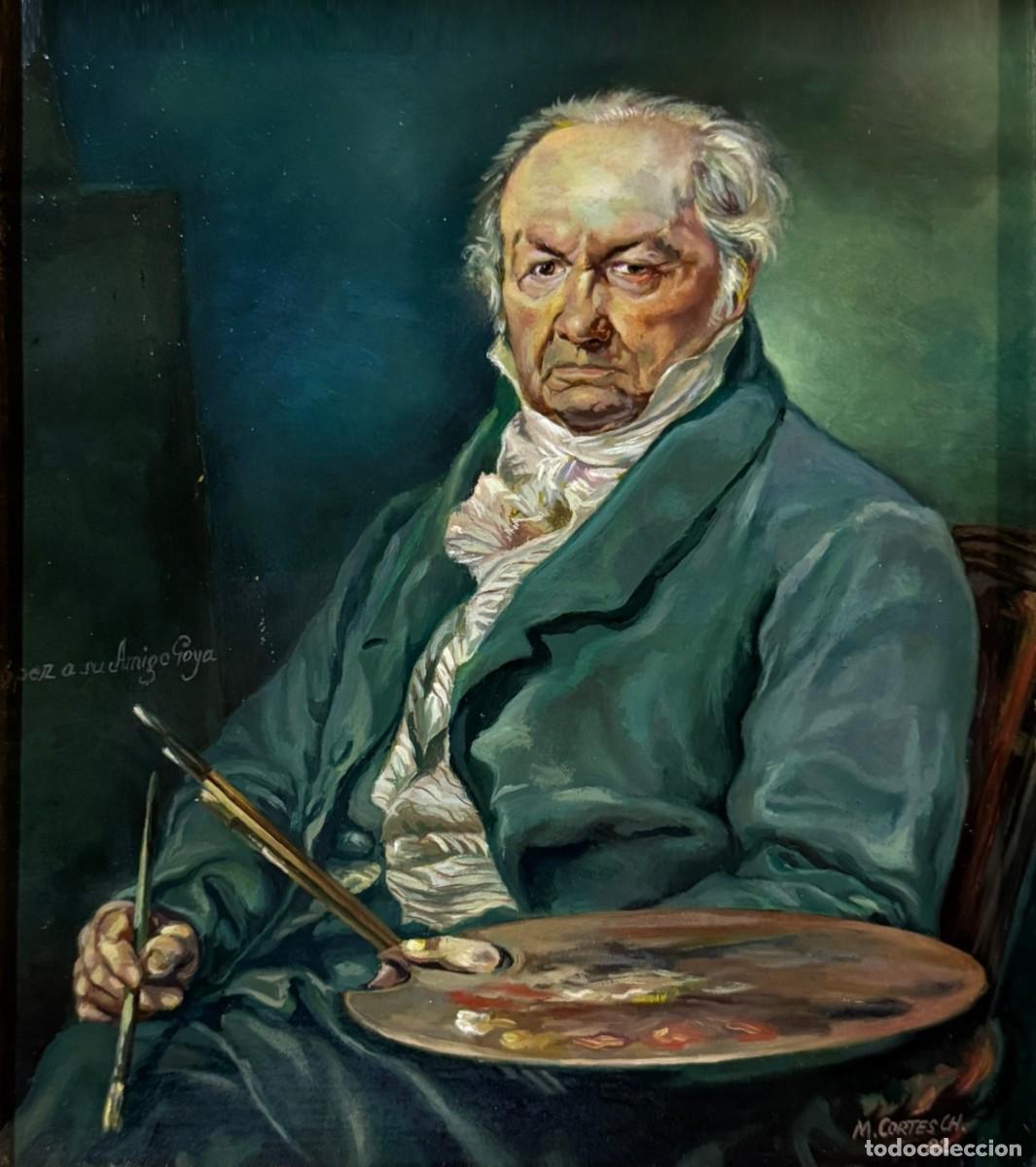 Arte: RETRATO GOYA INSPIRADO EN V. LOPEZ