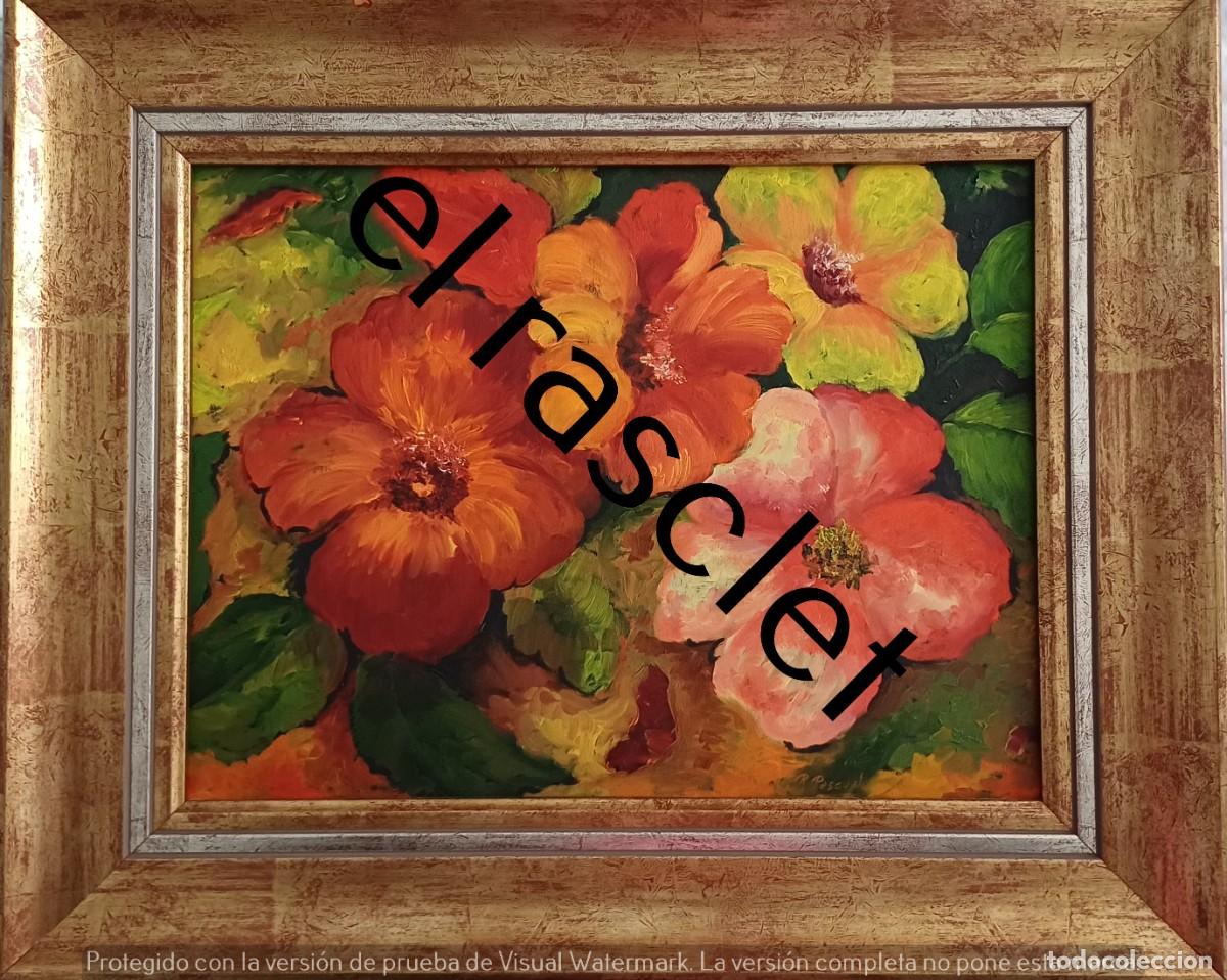 Arte: PINTURA OLEO SOBRE MADERA FIRMADO POR R. PASCUAL DE SU COLECCION PARTICULAR