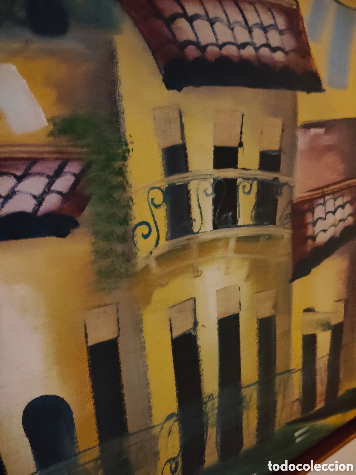 Arte: &Oacute;leo sobre lienzo An&oacute;nimo - Foto 4