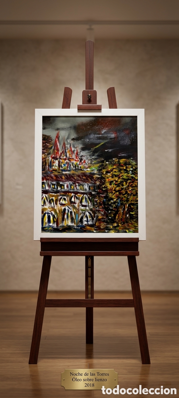 Arte: &Oacute;leo sobre lienzo Enrique V - Foto 1