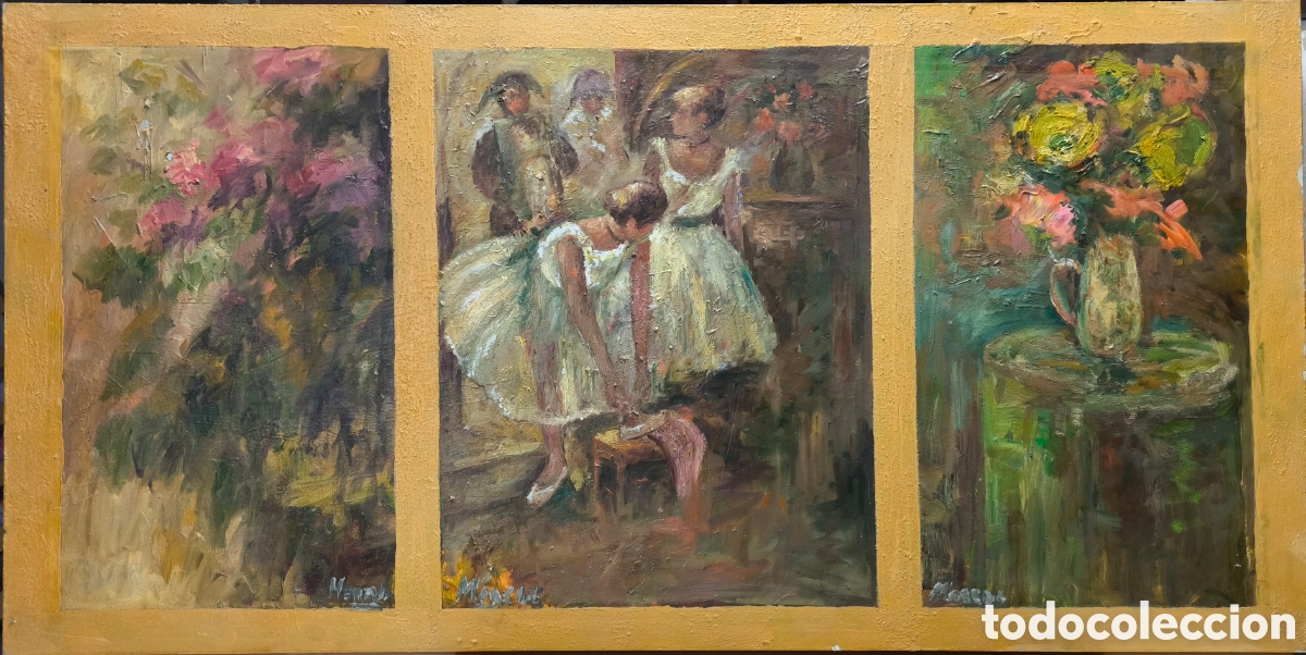 Arte: Bailarinas ( tr&iacute;ptico ) - Foto 1