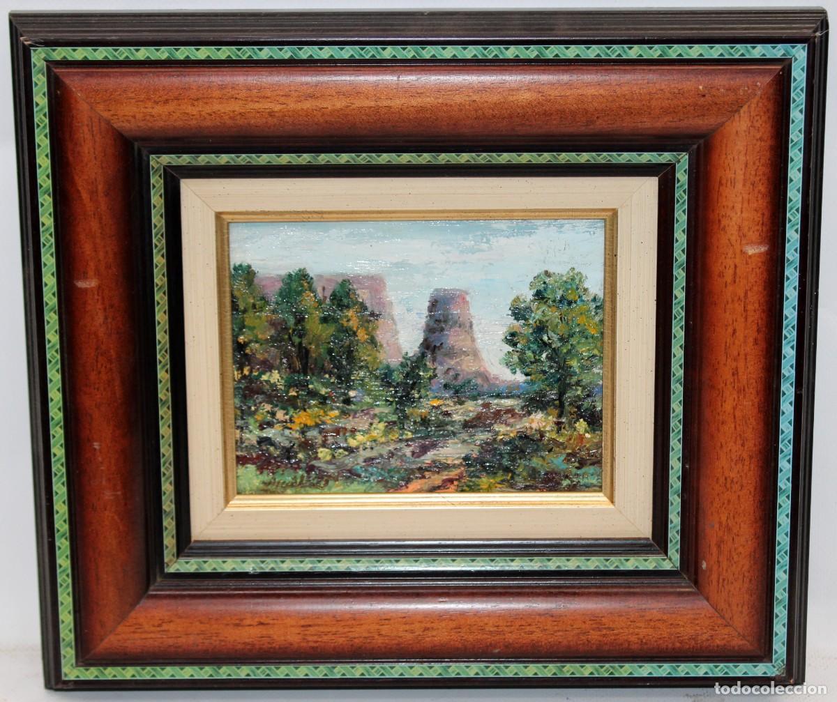 Arte: FIRMADO VILAGELIU. OLEO SOBRE TABLA. PAISAJE
