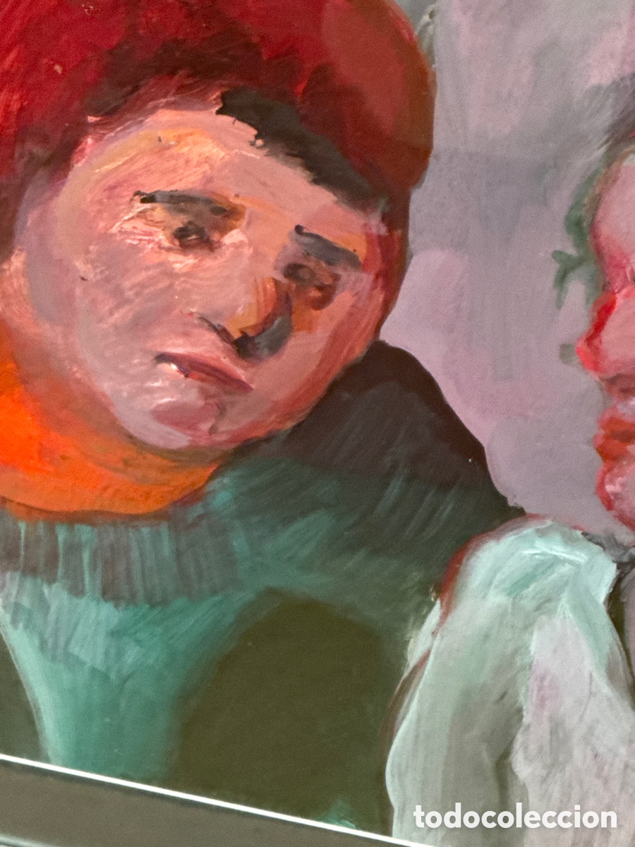Arte: OBRA ORIGINAL DE P&Eacute;REZ BELLAS. CATALOGADA. - Foto 3