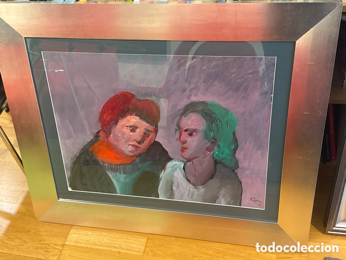 Arte: OBRA ORIGINAL DE P&Eacute;REZ BELLAS. CATALOGADA. - Foto 5