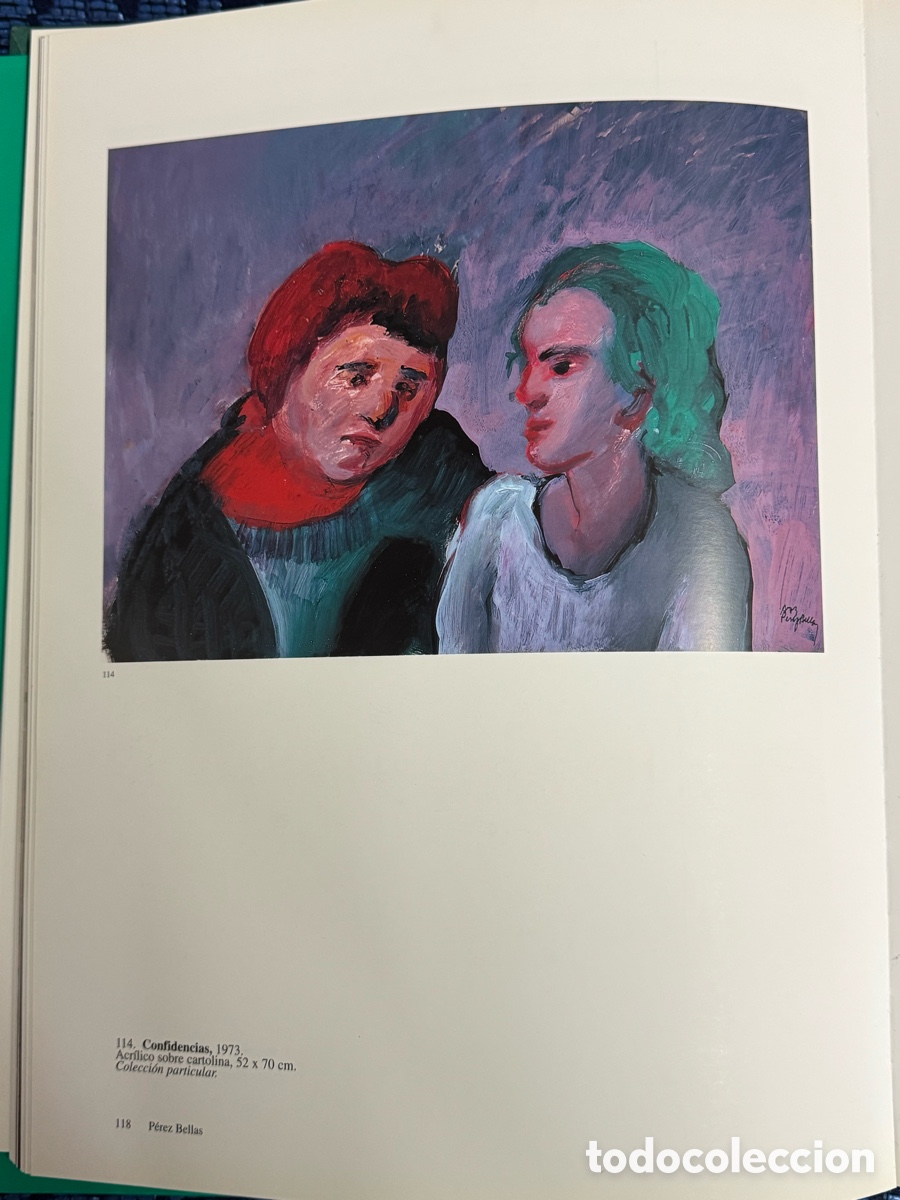 Arte: OBRA ORIGINAL DE P&Eacute;REZ BELLAS. CATALOGADA. - Foto 8