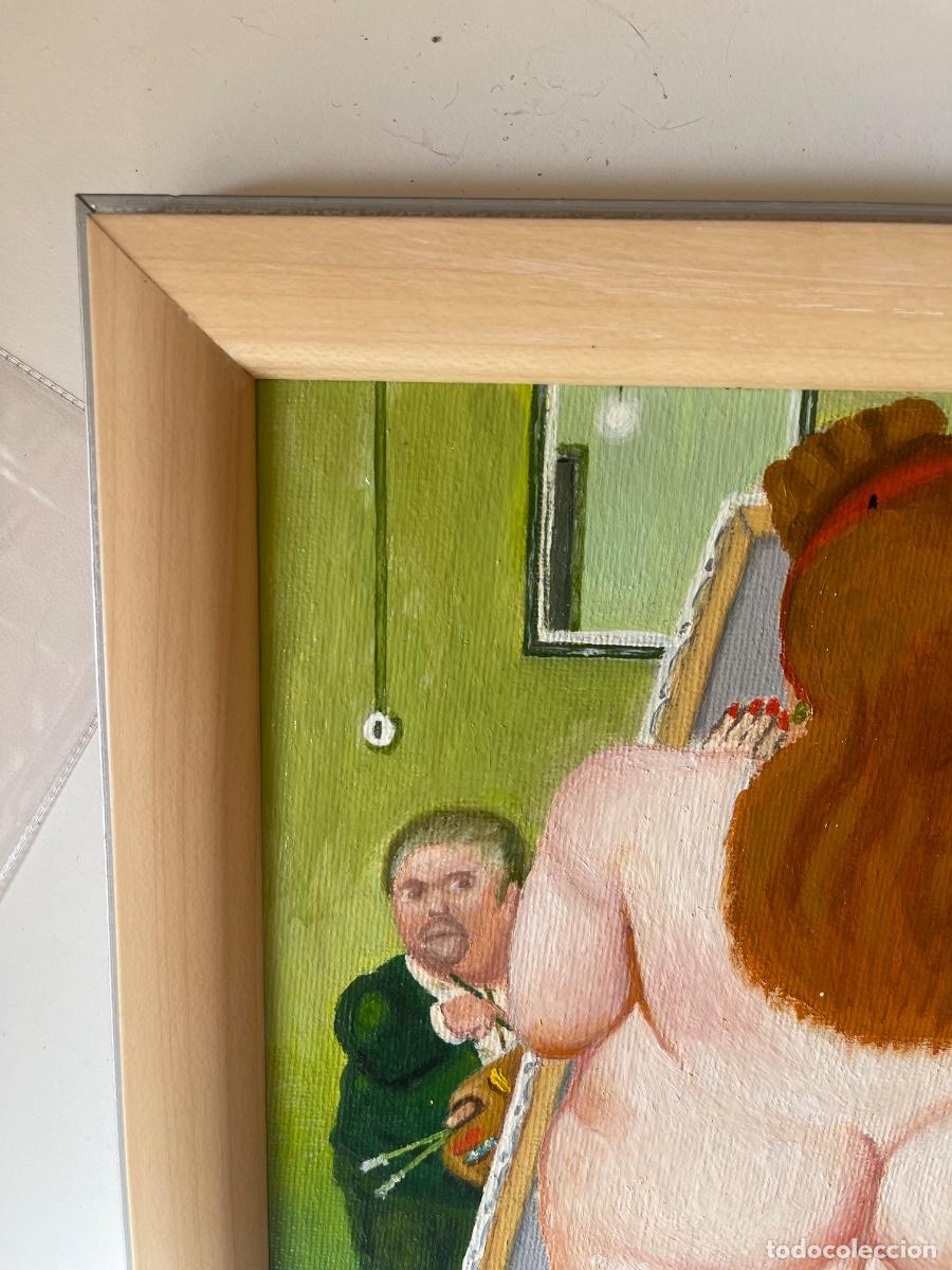 Arte: Cuadro copia &oacute;leo tipo Botero - Foto 3