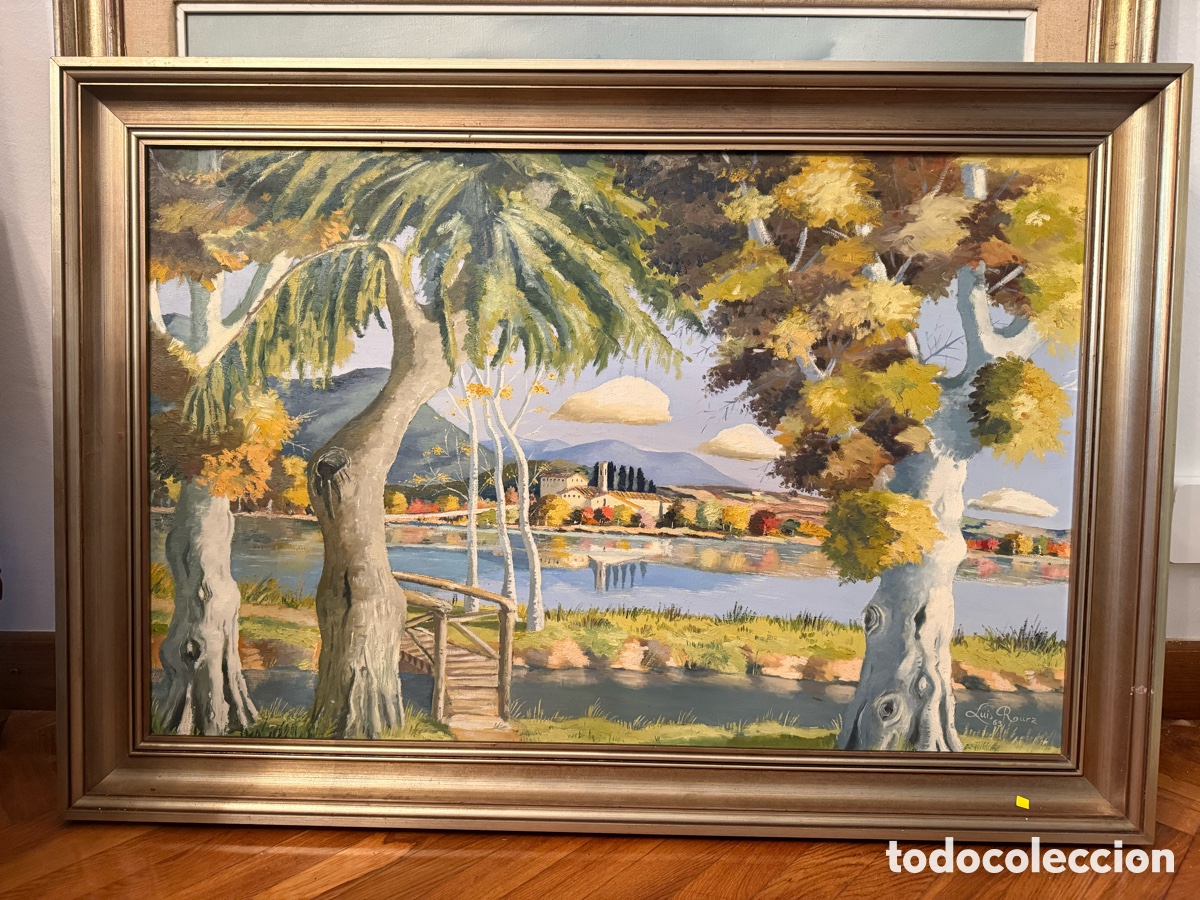 Arte: Cuadro lluis roura 80x113cm primeras pinturas