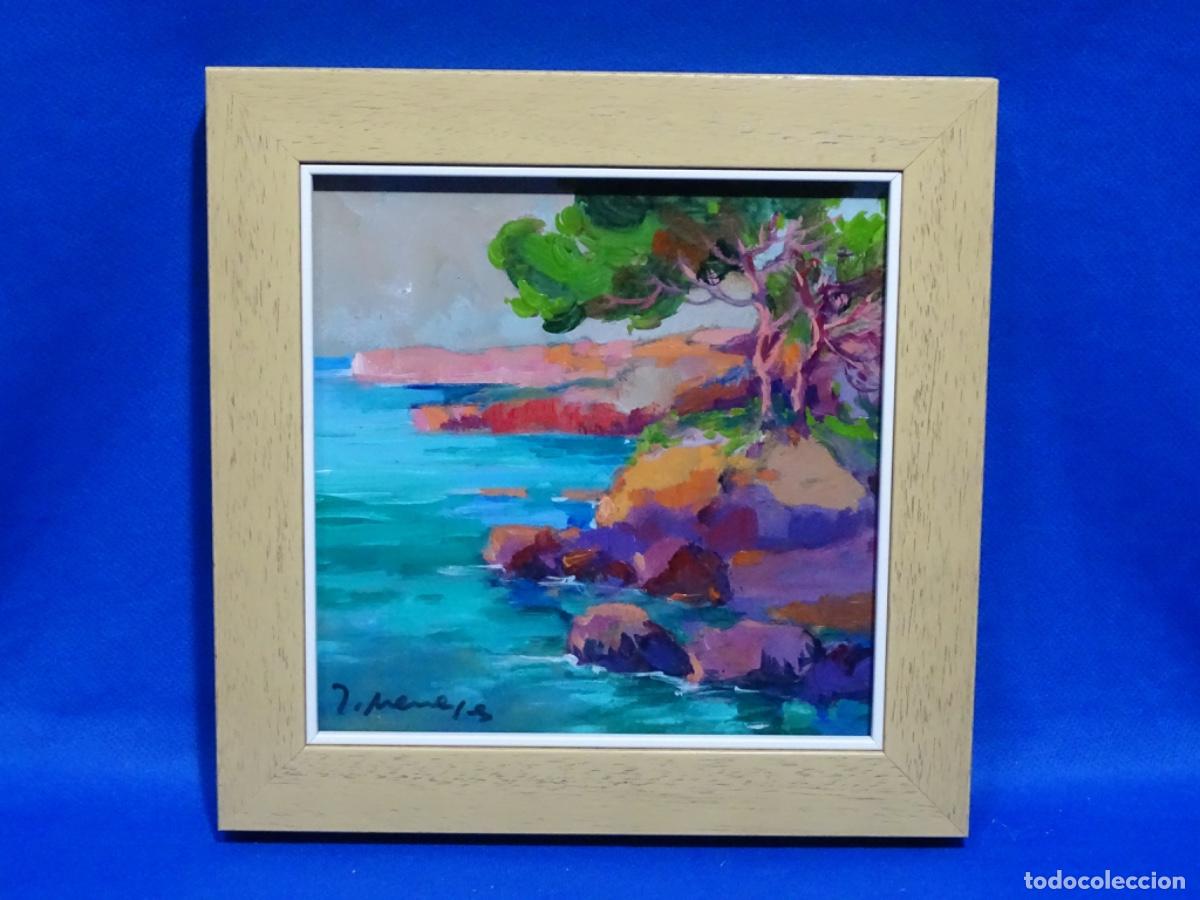 Kunst: &Oacute;LEO TABLEX JOSEP MENESE TAPIAS. PINS VORA MAR. MALLORCA ?