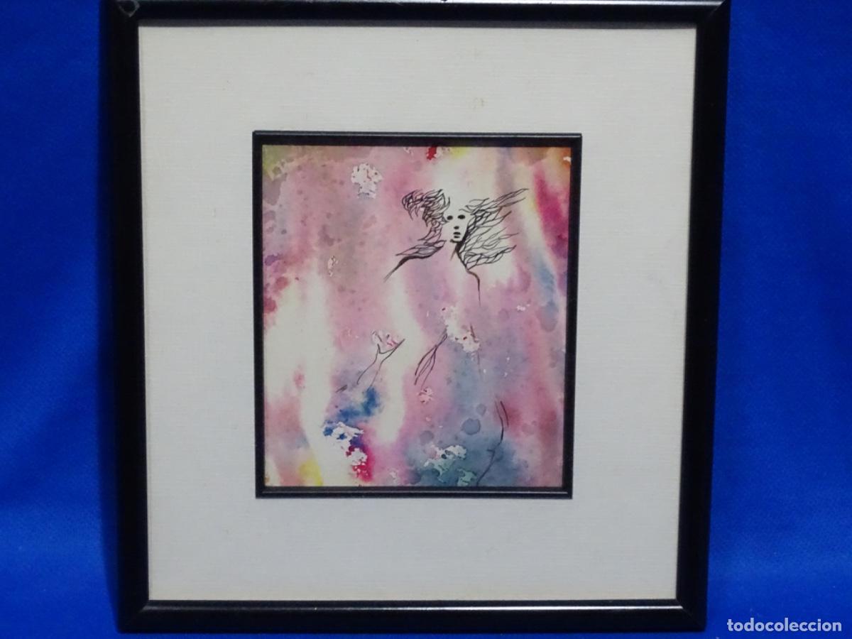Arte: T&Eacute;CNICA MIXTA ABSTRACTA ANONIMO. ENMARCADO TERRASSA.