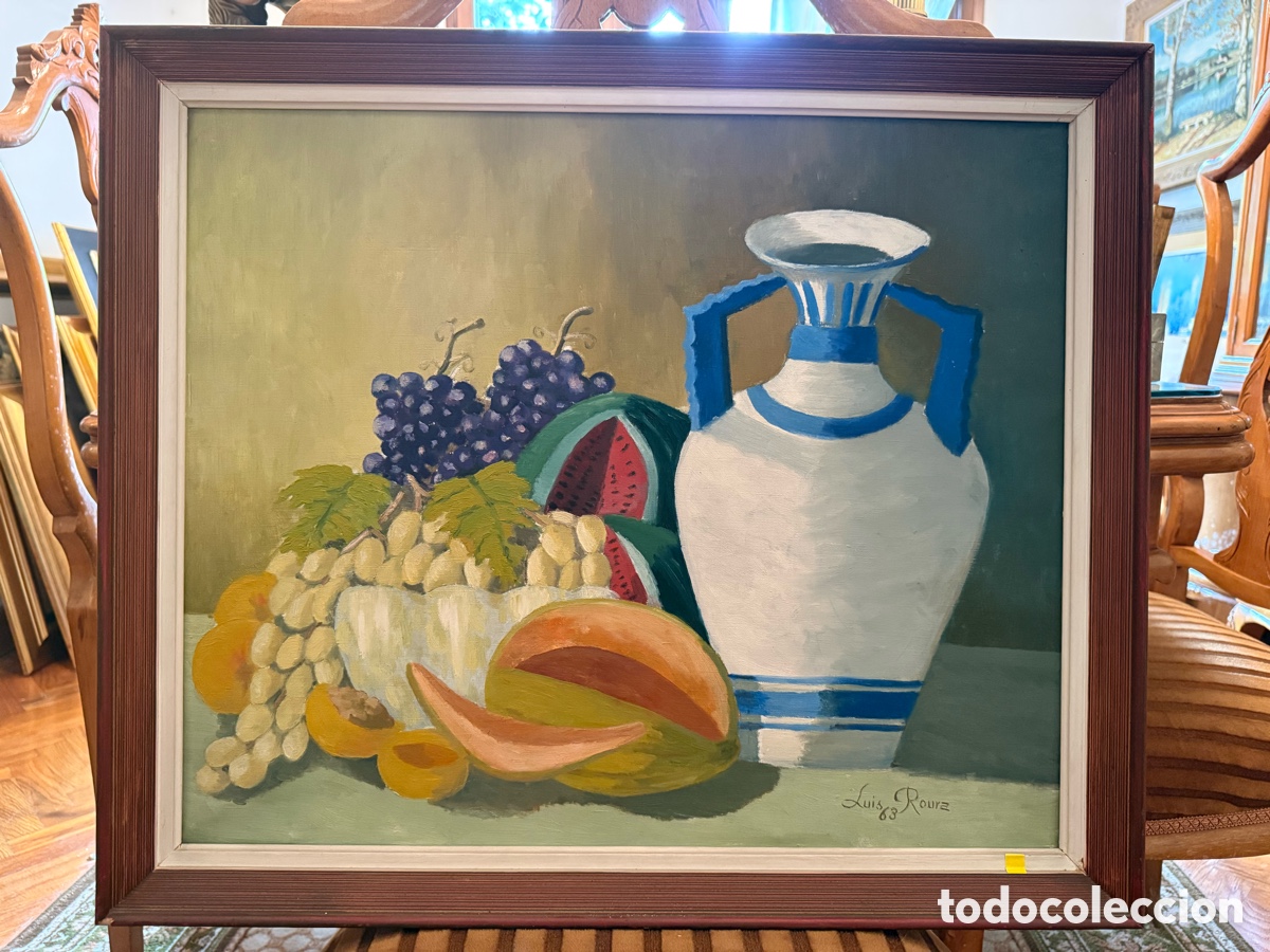 Arte: Cuadro Luis Roura inicios 60x50cm