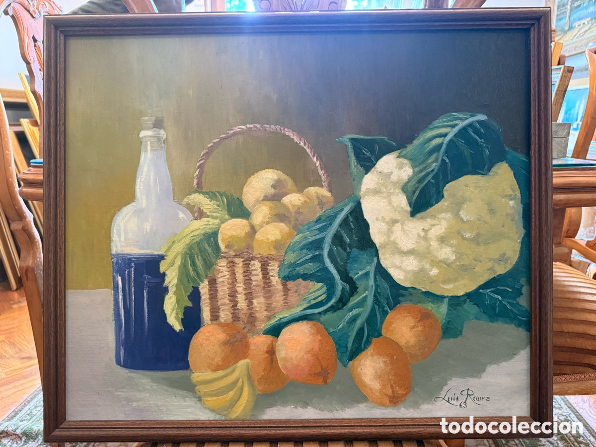 Arte: Cuadro Luis Roura inicios 58x49cm