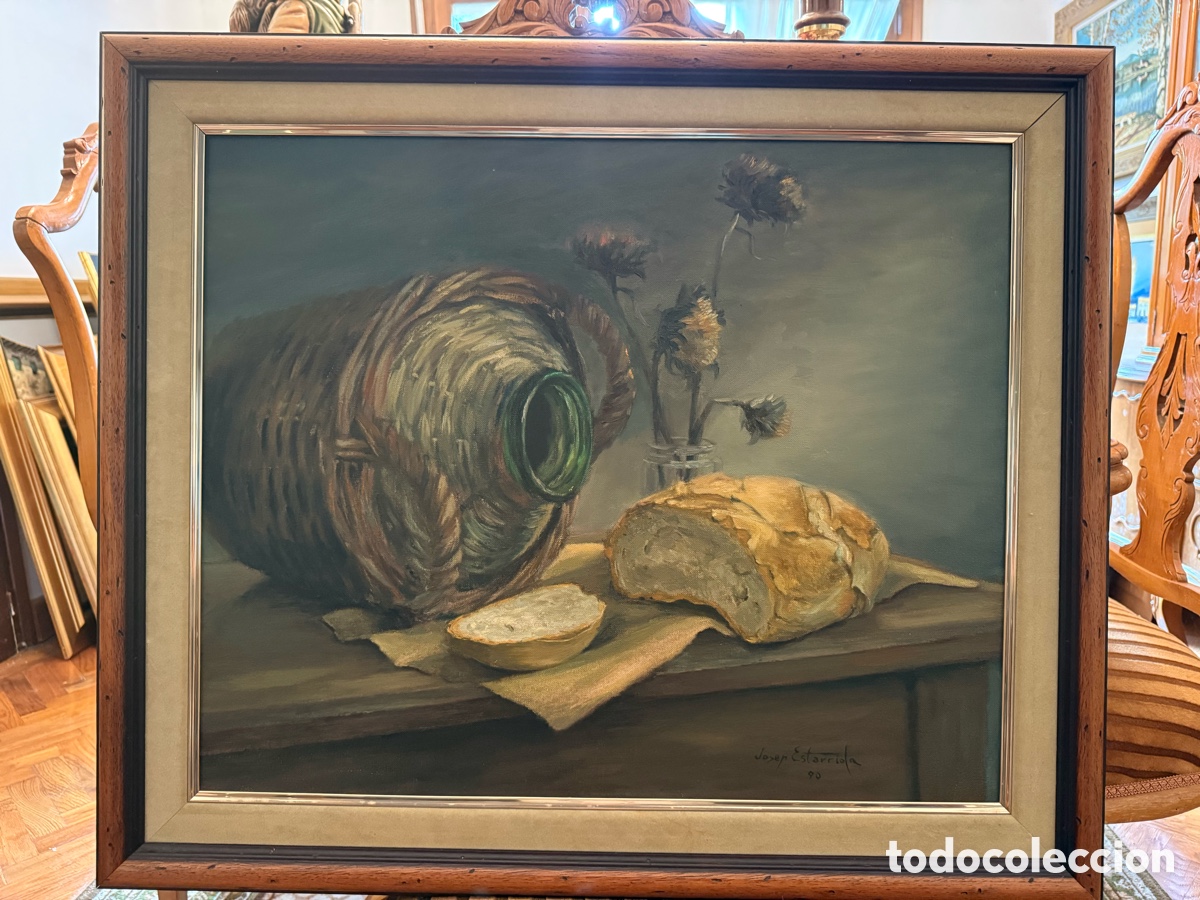 Arte: Cuadro Josep Estarriola 74x64 cm