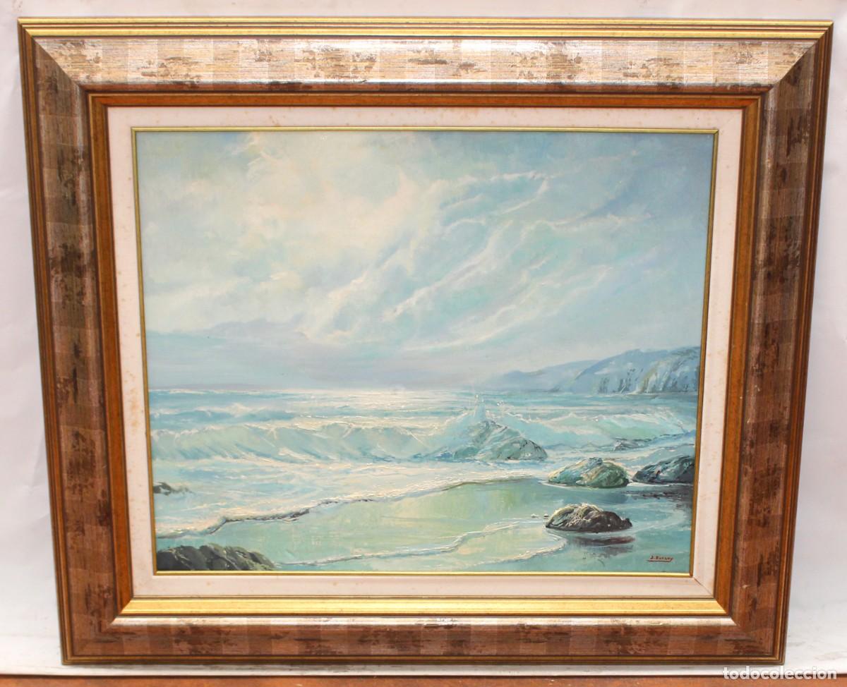 Arte: JOAN DURANY GUITART (1927 - ??) OLEO SOBRE TELA. COSTA LUMINOSA