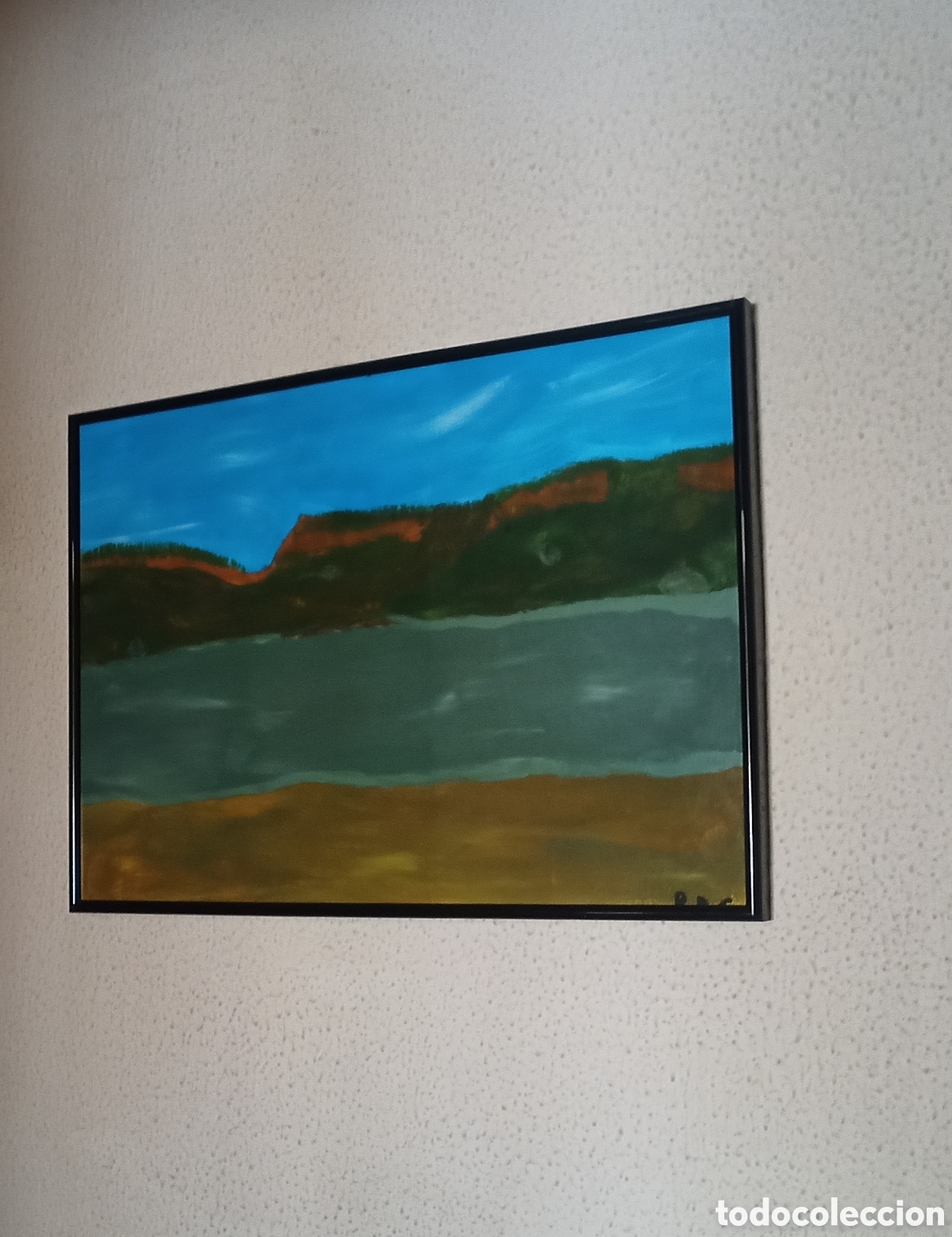 Arte: Lamina artesanal con marco