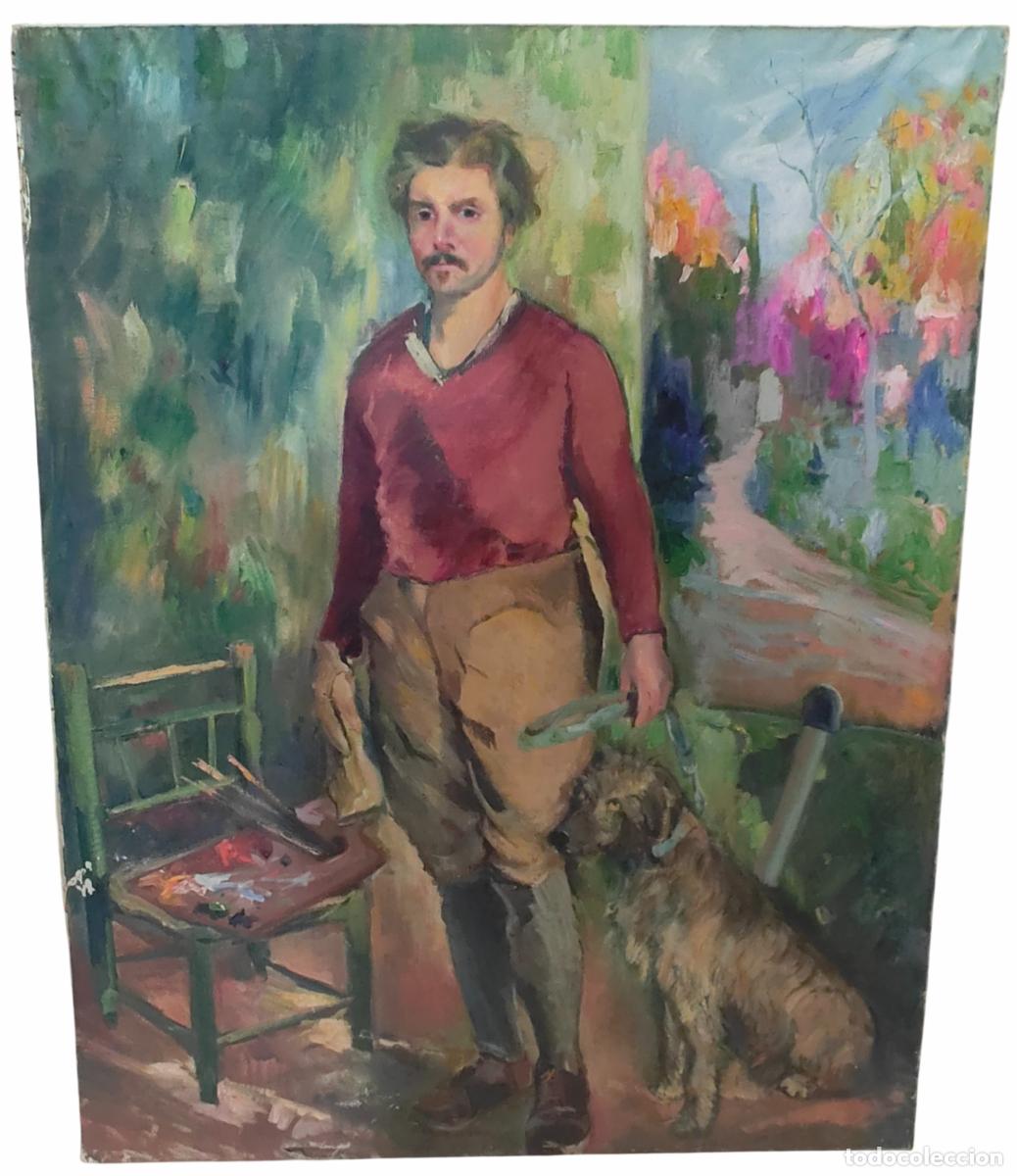 Arte: &Oacute;LEO SOBRE TELA - ATRIBUIDO A CASIMIR MARTINEZ TARRASS&Oacute;
