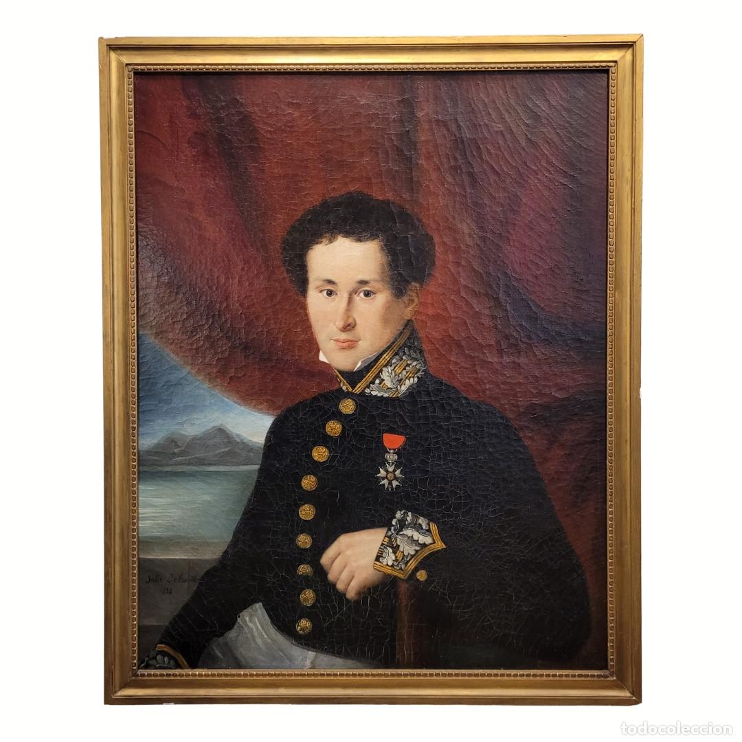 Arte: &ldquo;Retrato de oficial militar&rdquo; Julie Delamontre, Carlos X, 1832 &ndash; Francia