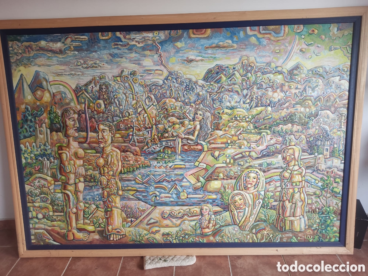 Arte: Impresionante &oacute;leo sobre lienzo &Aacute;lvarez Dominguez