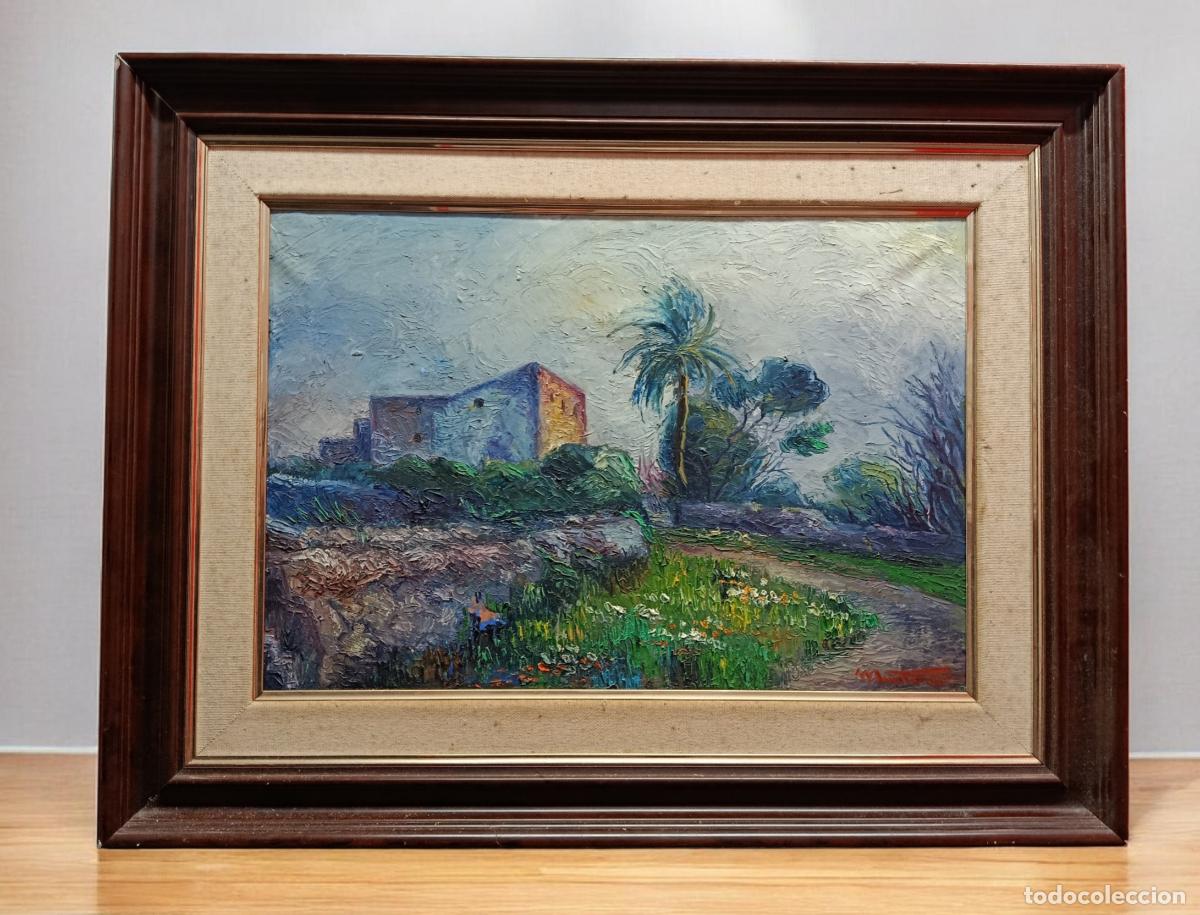 Arte: Alejo Muntaner Llull (1920&ndash;1974) &ndash; &Oacute;leo original &ndash; Paisaje mallorqu&iacute;n