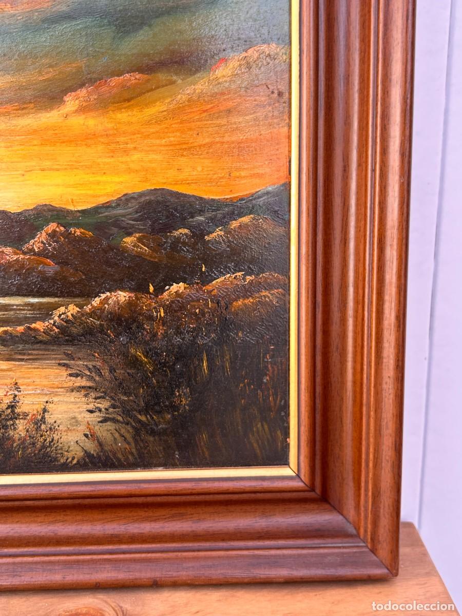 Arte: &Oacute;leo sobre tabla Atardecer - Foto 9