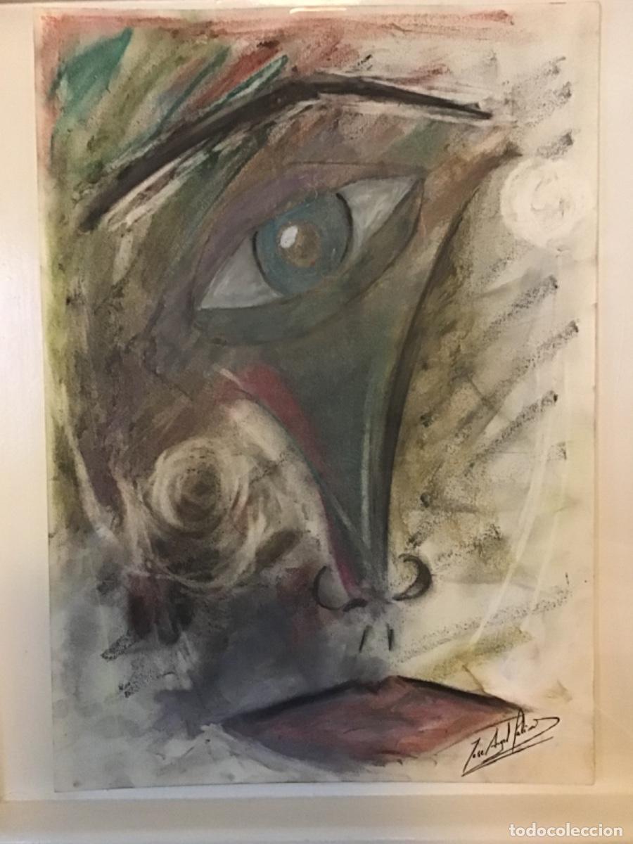 Arte: Jos&eacute; &Aacute;ngel Salinas &Aacute;lvarez.(Tudela 1958).* Ciclope * TM/ cartulina. 46x32'5 cm.