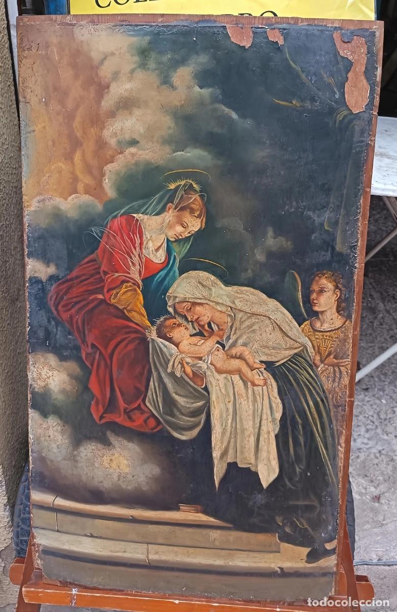 Arte: ANTIGUO CUADRO RELIGIOSO