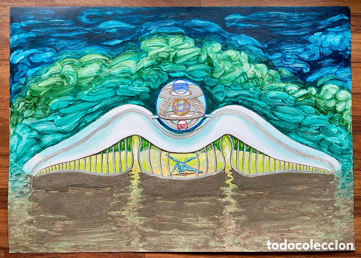 Arte: Pepe D&aacute;maso 2014. 105x75 cm. Mixta con arena.