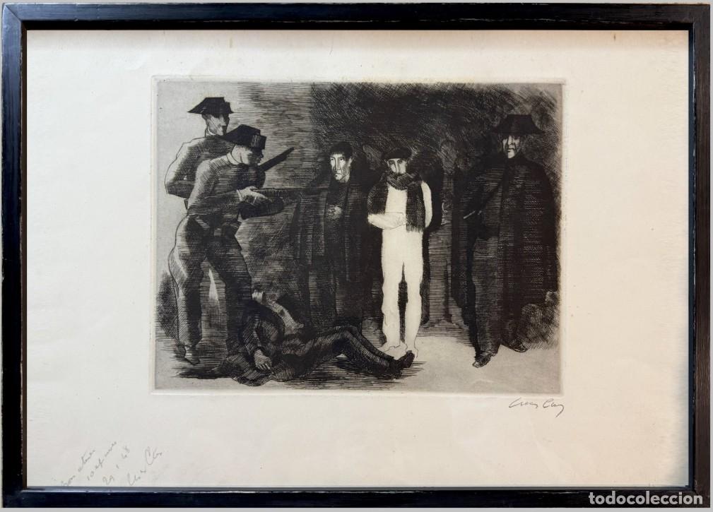 Arte: YVES ALIX (1890-1969) - LA RENDICI&Oacute;N (ESCENA DE LA REPRESI&Oacute;N EN ESPA&Ntilde;A)