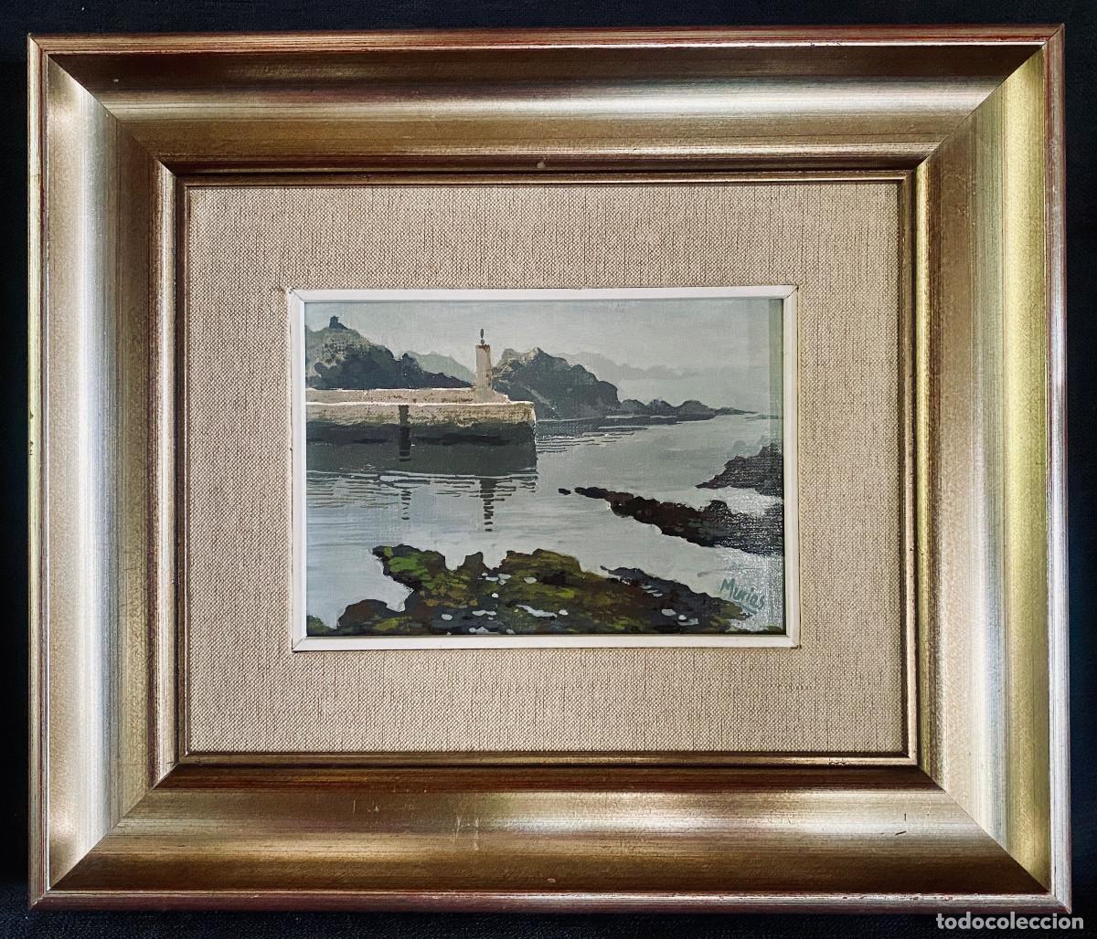 Arte: Isidro L&oacute;pez Murias. &Oacute;leo . El puerto de Tapia