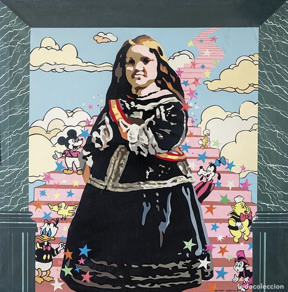 Kunst: Serigraf&iacute;a sobre lienzo Equipo Cr&oacute;nica 1971
