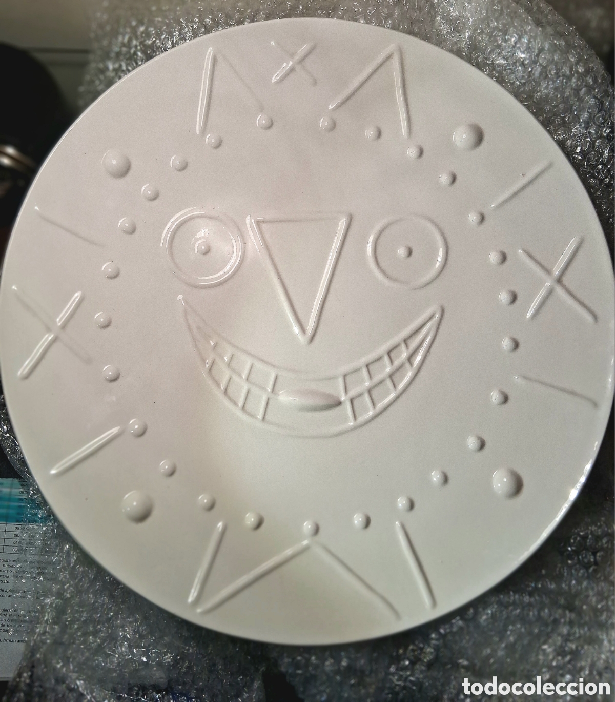 Arte: PABLO PICASSO / PLATO DELOZA BLANCA REALIZADA EN EL TALLER MADOURA (VALLAURIS)