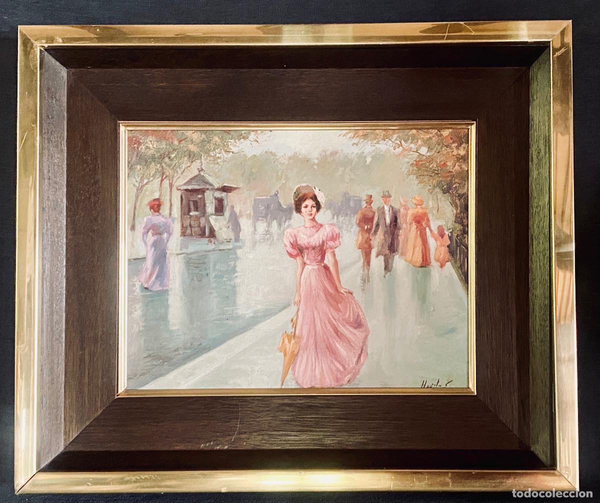 Arte: &Oacute;leo del pintor Huertas