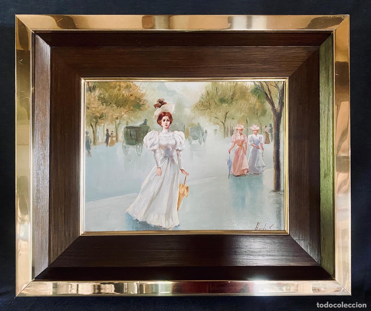 Arte: &Oacute;leo del pintor Huertas