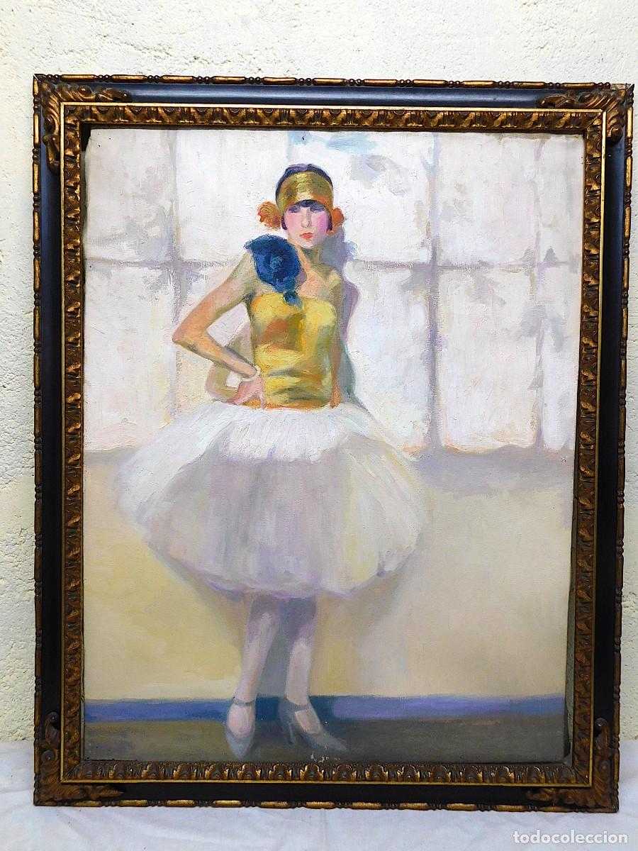 Arte: &Oacute;LEO SOBRE TELA - BAILARINA